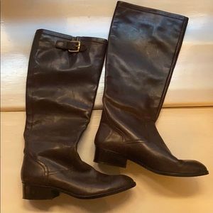 Ralph Lauren size 9 dark brown leather boots